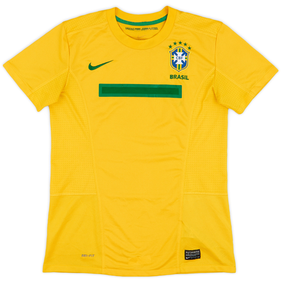 2011 Brazil Home Shirt - 8/10 - (S)