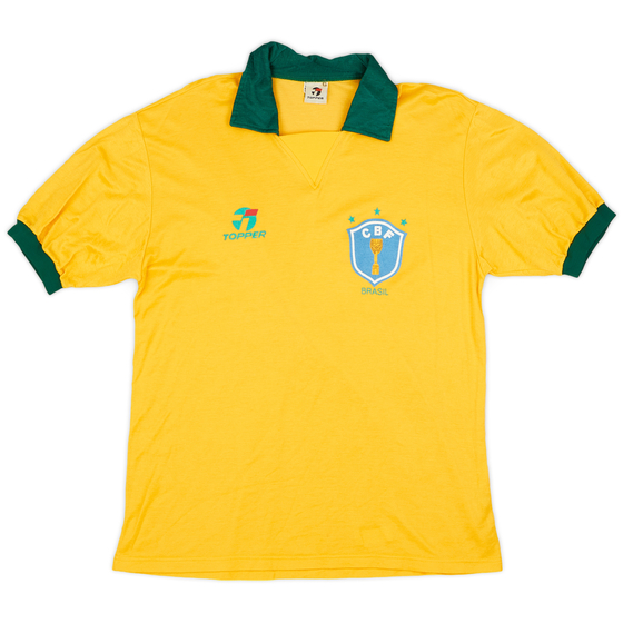 Vintage brazil football shirt on sale