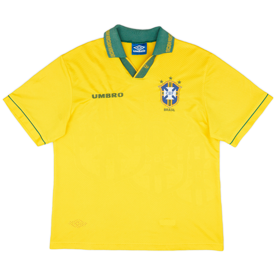1993-94 Brazil Home Shirt - 8/10 - (L)