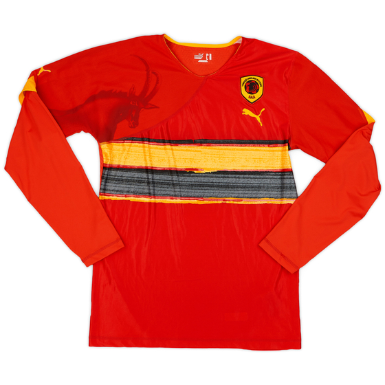 2010 Angola Home L/S Shirt - 9/10 - (XXL)