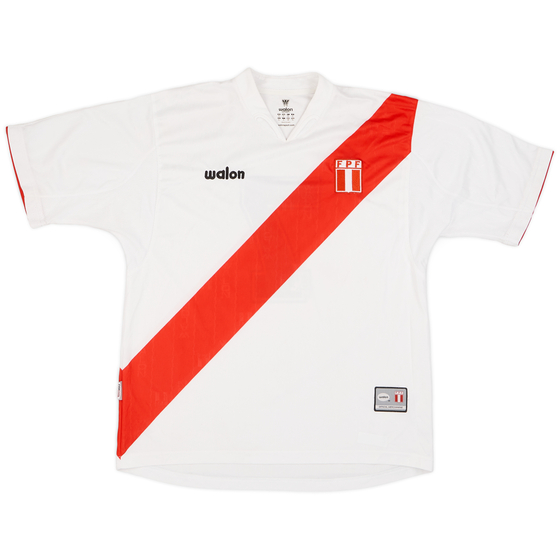 2004-06 Peru Home Shirt #7 - 9/10 - (XL)