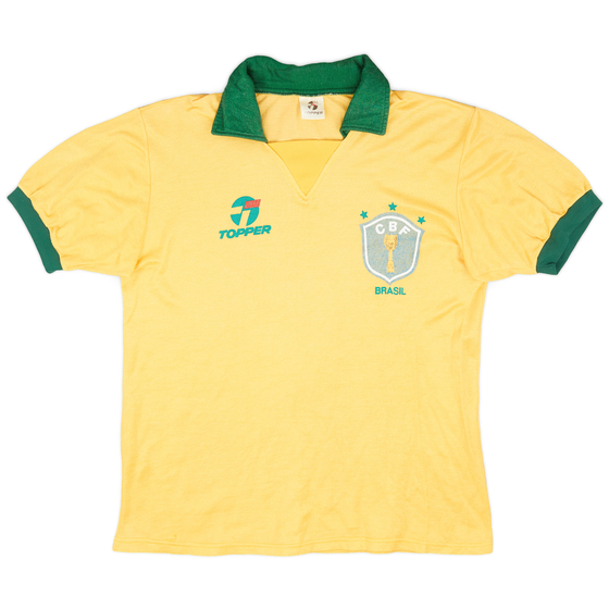1990 Brazil Home Shirt - 8/10 - (M)