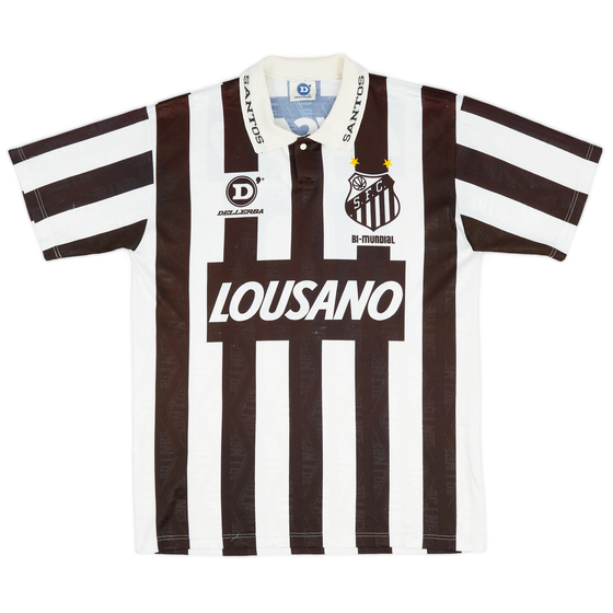 1994-95 Santos Away Shirt #10 - 8/10 - (L)