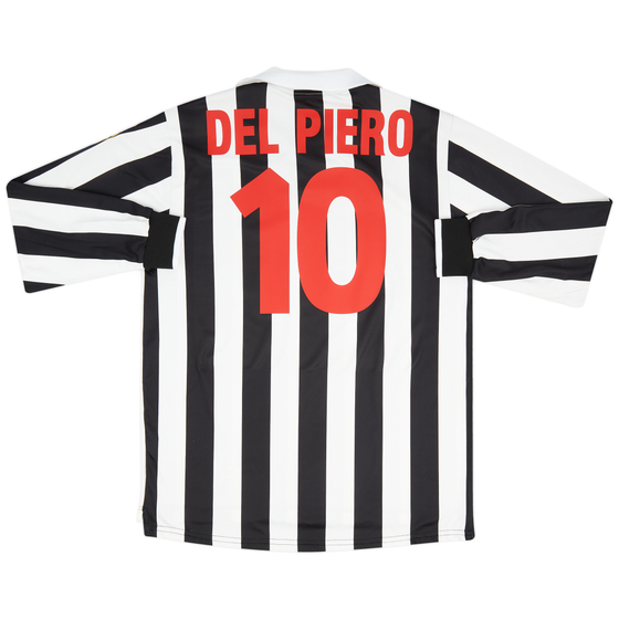 1998-99 Juventus Home L/S Shirt Del Piero #10 - 6/10 - (L)