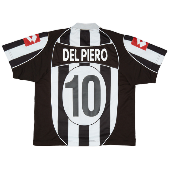 2002-03 Juventus Home Shirt Del Piero #10 - 7/10 - (L)