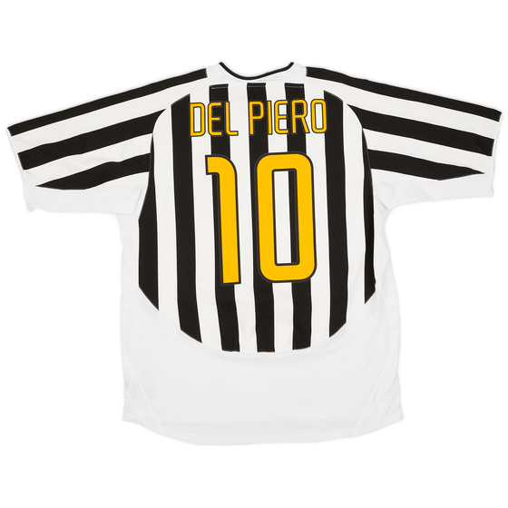 2003-04 Juventus Home Shirt Del Piero #10 - 9/10 - (XL)