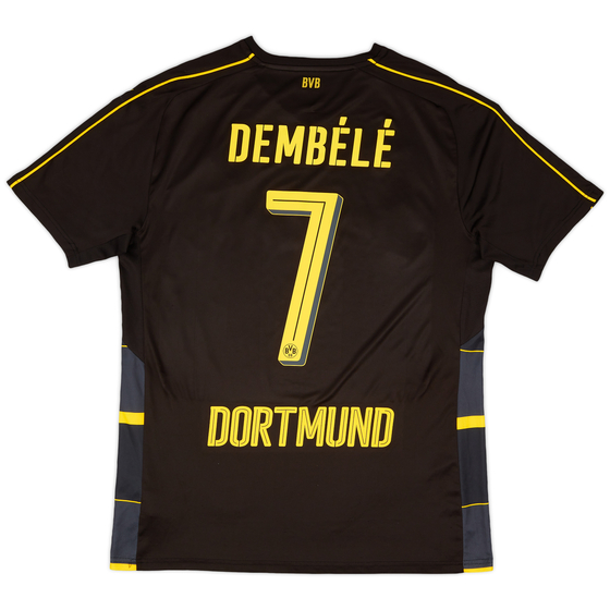 2016-17 Borussia Dortmund Away Shirt Dembélé #7 - 9/10 - (XL)