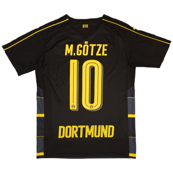 2016-17 Borussia Dortmund Away Shirt M.Götze #10 - 8/10 - (XL.Boys)