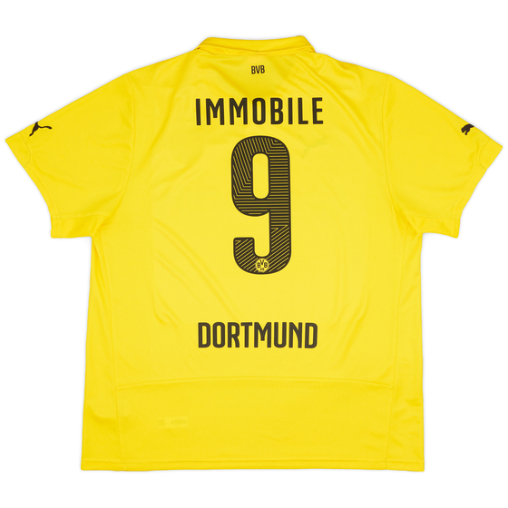 2014-15 Dortmund CL Home Shirt Immobile #9 - 9/10 - (XXL)