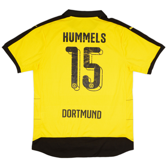 2015-16 Borussia Dortmund Home Shirt Hummels #15 - 5/10 - (XL)