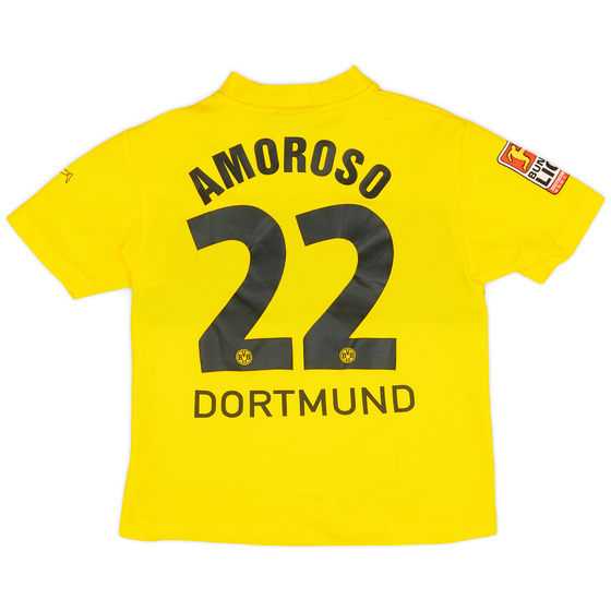 2002-03 Borussia Dortmund Home Shirt Amoroso #22 - 8/10 - (S.Boys)