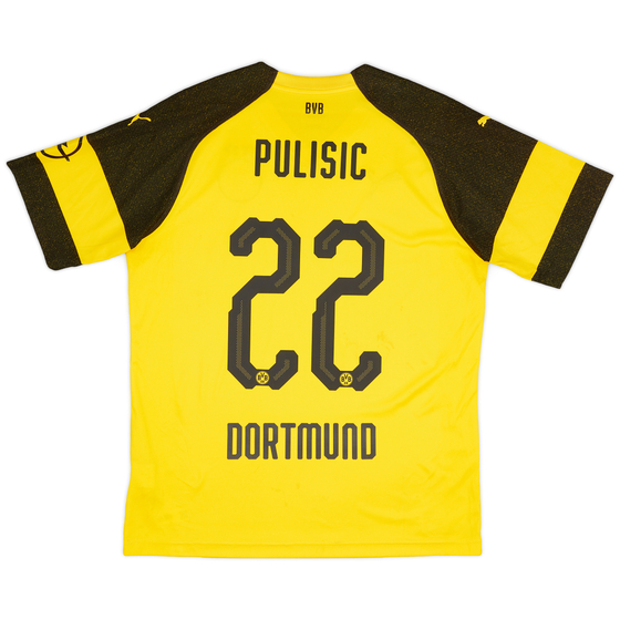 2018-19 Borussia Dortmund Home Shirt Pulisic #22 - 7/10 - (L)