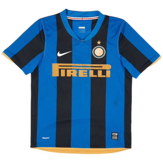 2008-09 Inter Milan Home Shirt - 8/10 - (M.Boys)