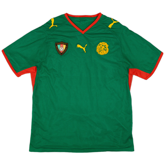 2008-09 Cameroon Player Issue Home Shirt - 9/10 - (L)