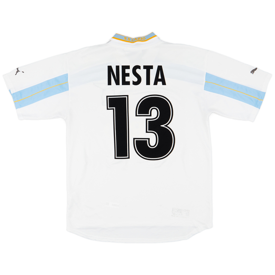 1999-00 Lazio Centenary Home Shirt Nesta #13 - 6/10 - (XL)