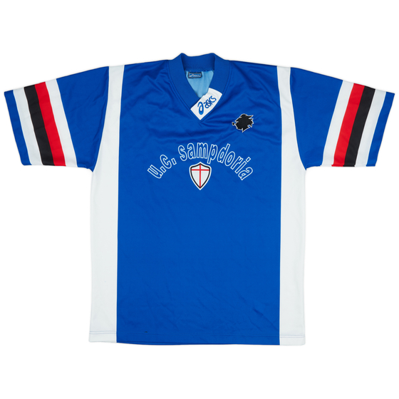 1996-97 Sampdoria Asics Training Shirt - 8/10 - (L)