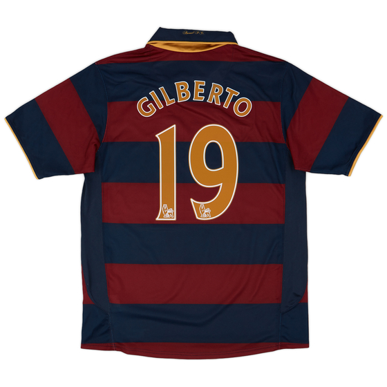 2007-08 Arsenal Third Shirt Gilberto #19 - 9/10 - (M)