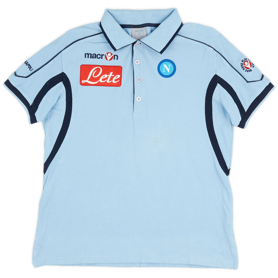 2009-10 Napoli Macron Polo Shirt - 7/10 - (XL)