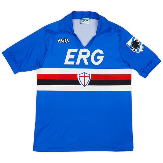 1990-91 Sampdoria Home Shirt - 8/10 - (M)