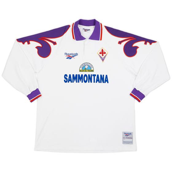 1995-96 Fiorentina Away L/S Shirt - 8/10 - (XXL)