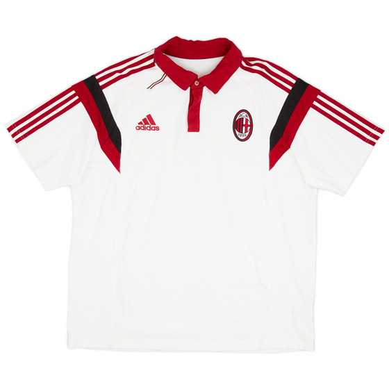 2014-15 AC Milan adidas Polo Shirt - 9/10 - (XL)