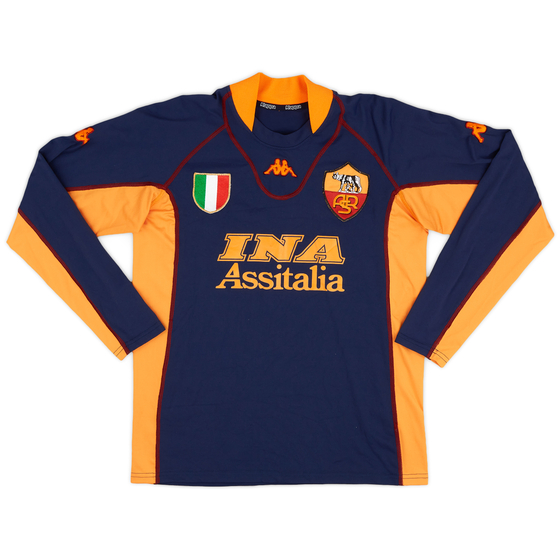 2001-02 Roma Third L/S Shirt - 8/10 - (XL)