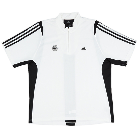 2004-05 Anderlecht adidas 1/4 Zip Training Shirt - 10/10 - (XL)
