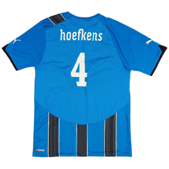 2010-11 Club Brugge Home Shirt Hoefkens #4 - 4/10 - (M)