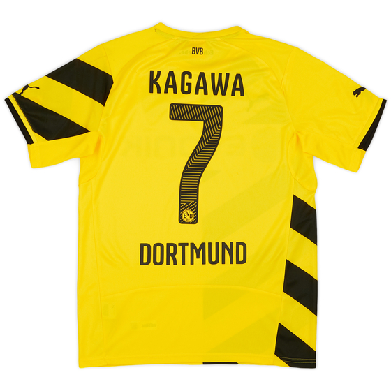 2014-15 Borussia Dortmund Home Shirt Kagawa #7 - 8/10 - (M)