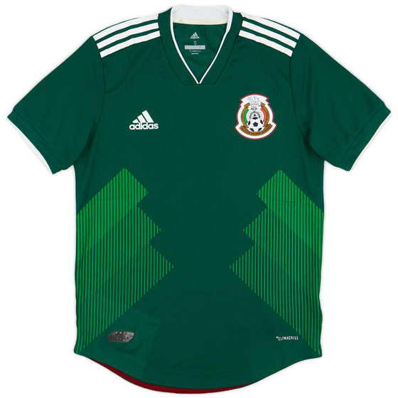 2018-19 Mexico Authentic Home Shirt - 9/10 - (S)