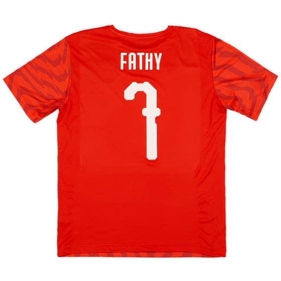 2019-20 Egypt Home Shirt Fathy #7 - 9/10 - (L)