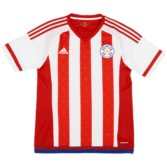 2015 Paraguay Copa America Home Shirt - 9/10 - (M)