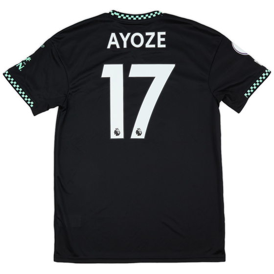 2022-23 Leicester Match Issue Away Shirt Ayoze #17