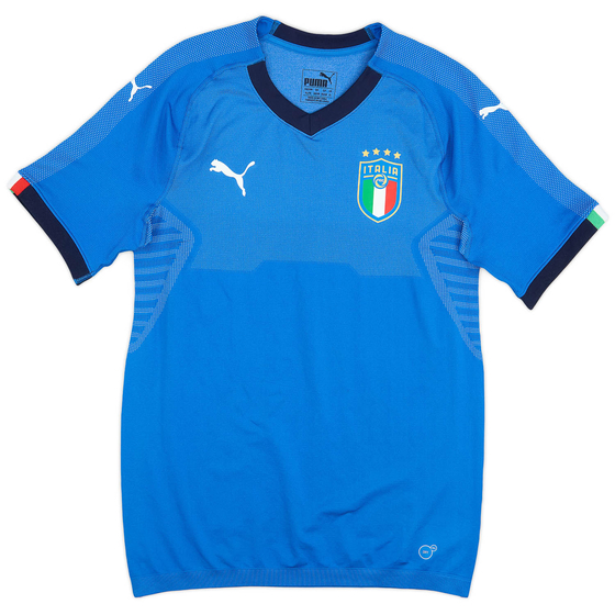 2018-19 Italy Authentic Home Shirt - 9/10 - (XL)