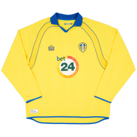 2006-07 Leeds United Away L/S Shirt - 9/10 - (XL)