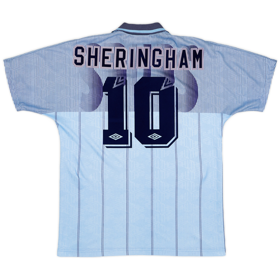 1991-94 Tottenham Third Shirt Sheringham #10 - 6/10 - (XL)