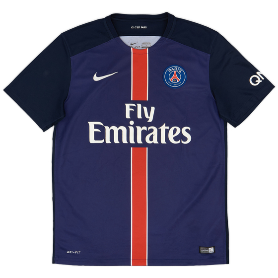2015-16 Paris Saint-Germain Home Shirt - 5/10 - (M)