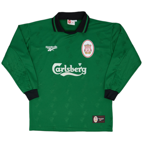 1996-97 Liverpool GK Shirt - 8/10 - (M)