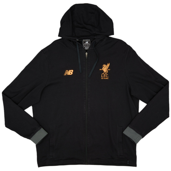 2017-18 Liverpool New Balance Hodded Track Jacket - 9/10 - (XL)