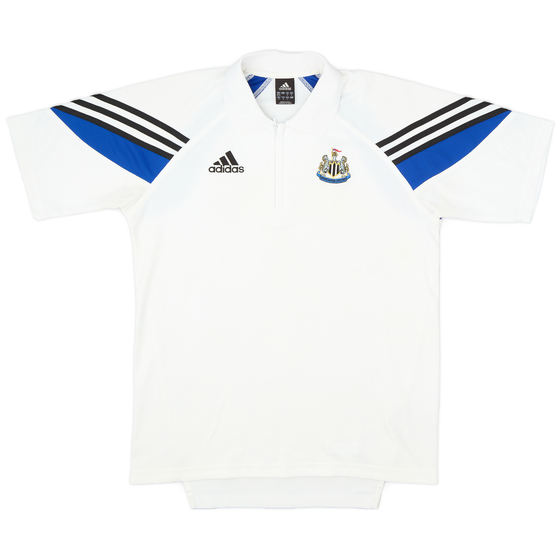 2003-04 Newcastle adidas 1/4 Zip Polo Shirt - 8/10 - (M)