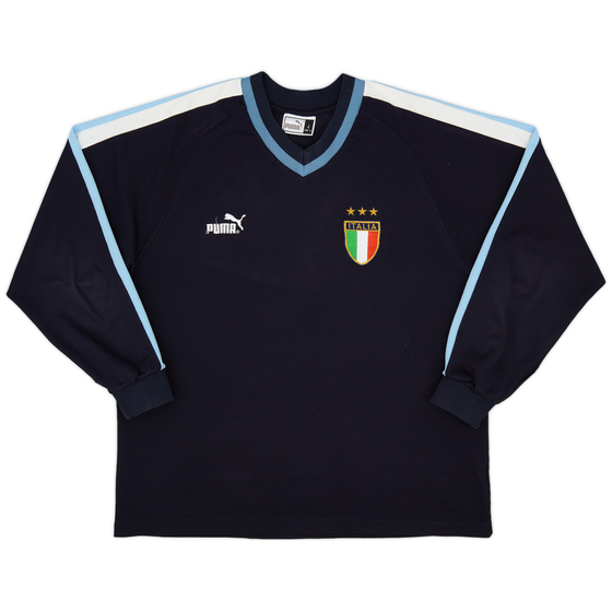 2003-04 Italy Puma Training L/S Shirt - 8/10 - (L)