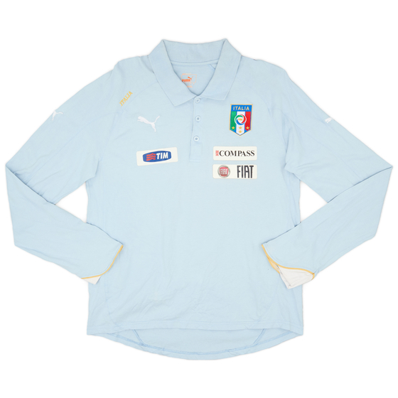 2010-11 Italy Puma Polo L/S Shirt - 9/10 - (L)