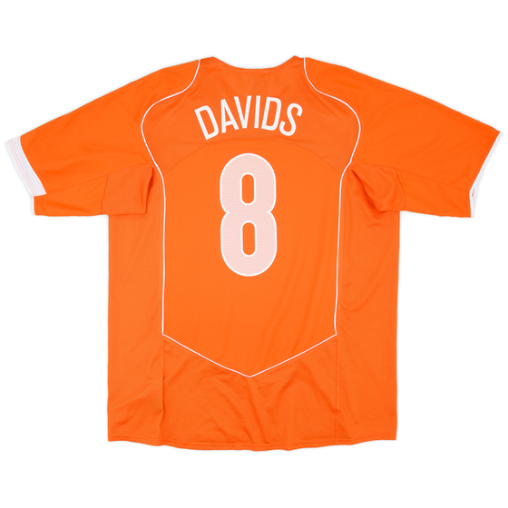 2004-06 Netherlands Home Shirt Davids #8 - 6/10 - (XL)