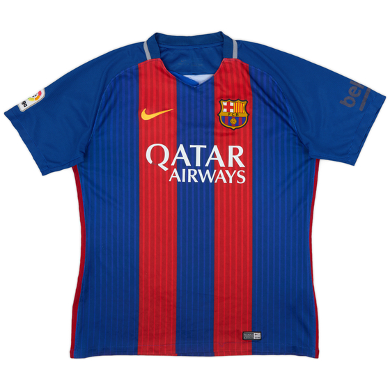 2016-17 Barcelona Home Shirt - 4/10 - (L)