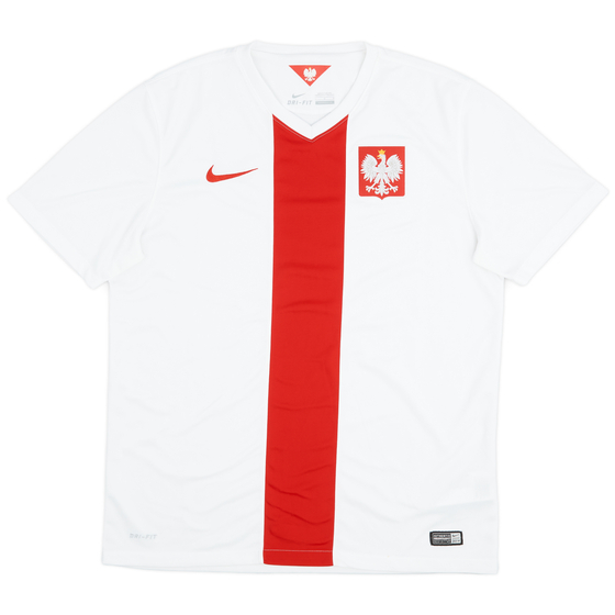 2014-16 Poland Home Shirt - 8/10 - (L)