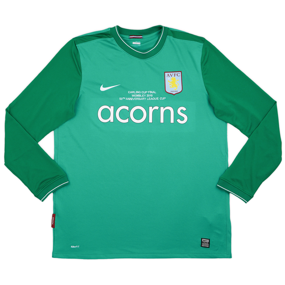 2009-10 Aston Villa 'Carling Cup Final' GK Shirt - 9/10 - (XL)