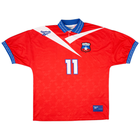 1997-99 Chile Home Shirt #11 (Salas) - 9/10 - (L)