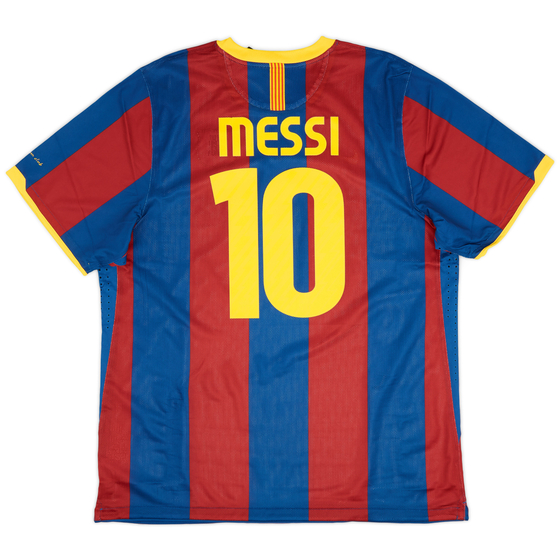 2010-11 Barcelona Player Issue Home Shirt Messi #10 (XXL)