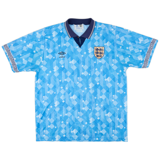 1990-92 England Third Shirt - 8/10 - (XL)