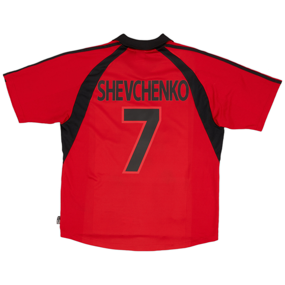 2001-02 AC Milan Third Shirt Shevchenko #7 - 9/10 - (XL)